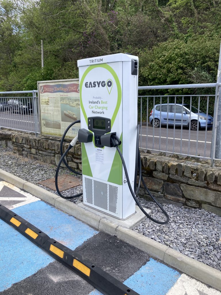 EasyGo EV Charger at Bantry Bay County Cork