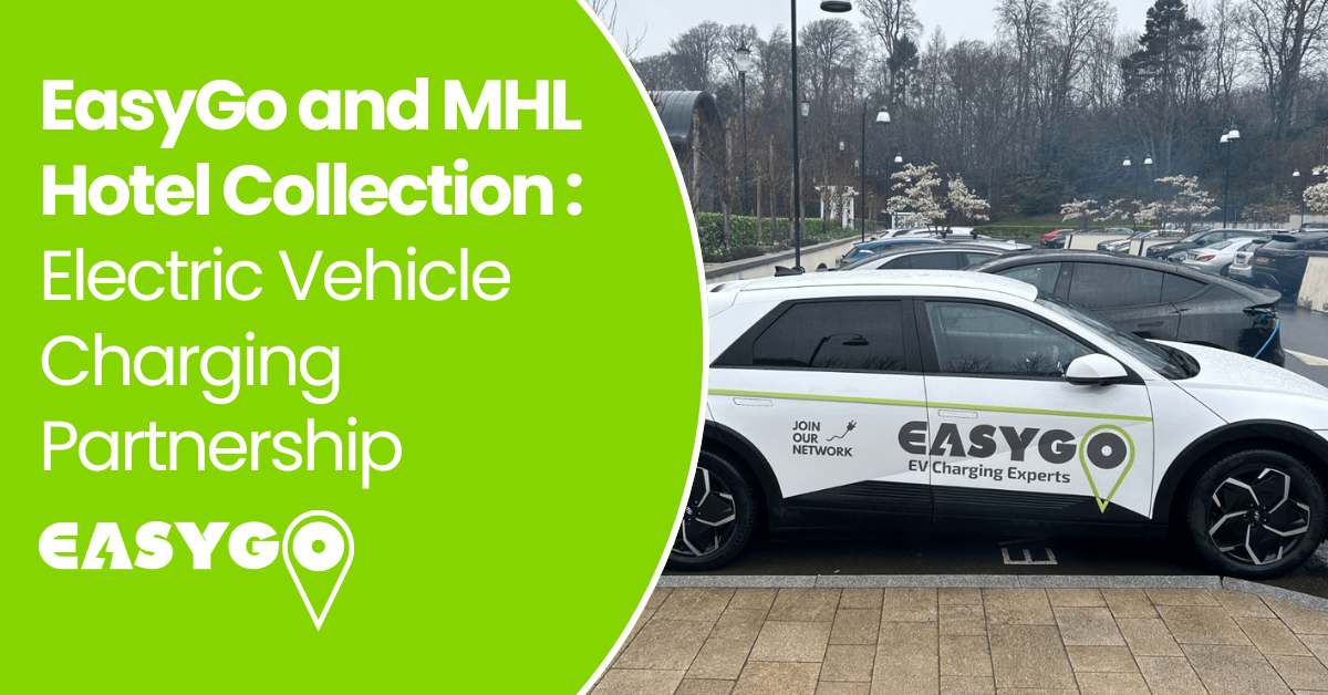 Image of EasyGo EV Charging Infrastructure and car at MHL Collection hotel